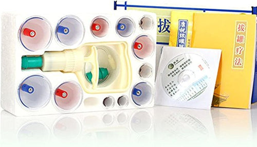 12 cups cupping set Biomagnetic Chinese Cupping Therapy Set Canister vacuum ordinary magnetic