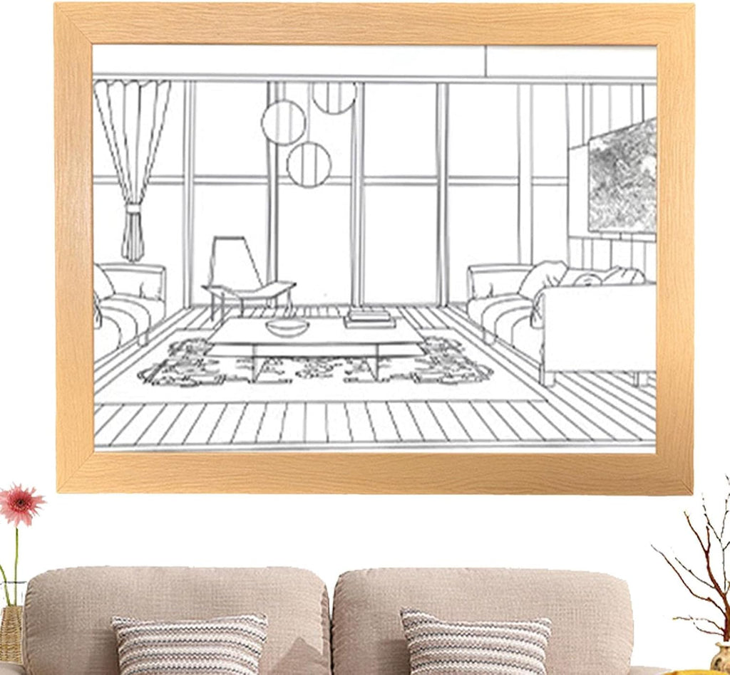Photo Frame - Acrylic LED Lighting Painting  Night Light Space Lighting Paintings Decoration Experience Light and Shadow The Art of Photo Frame