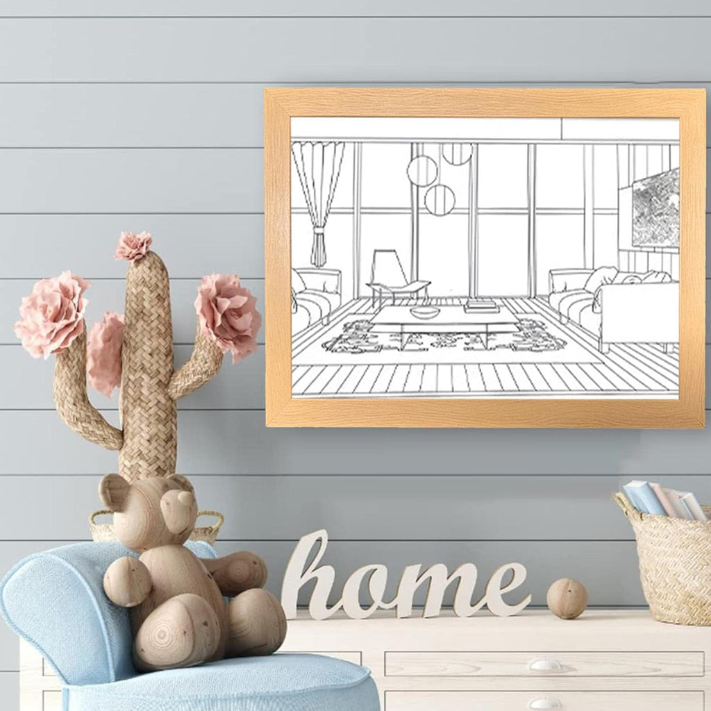Photo Frame - Acrylic LED Lighting Painting  Night Light Space Lighting Paintings Decoration Experience Light and Shadow The Art of Photo Frame