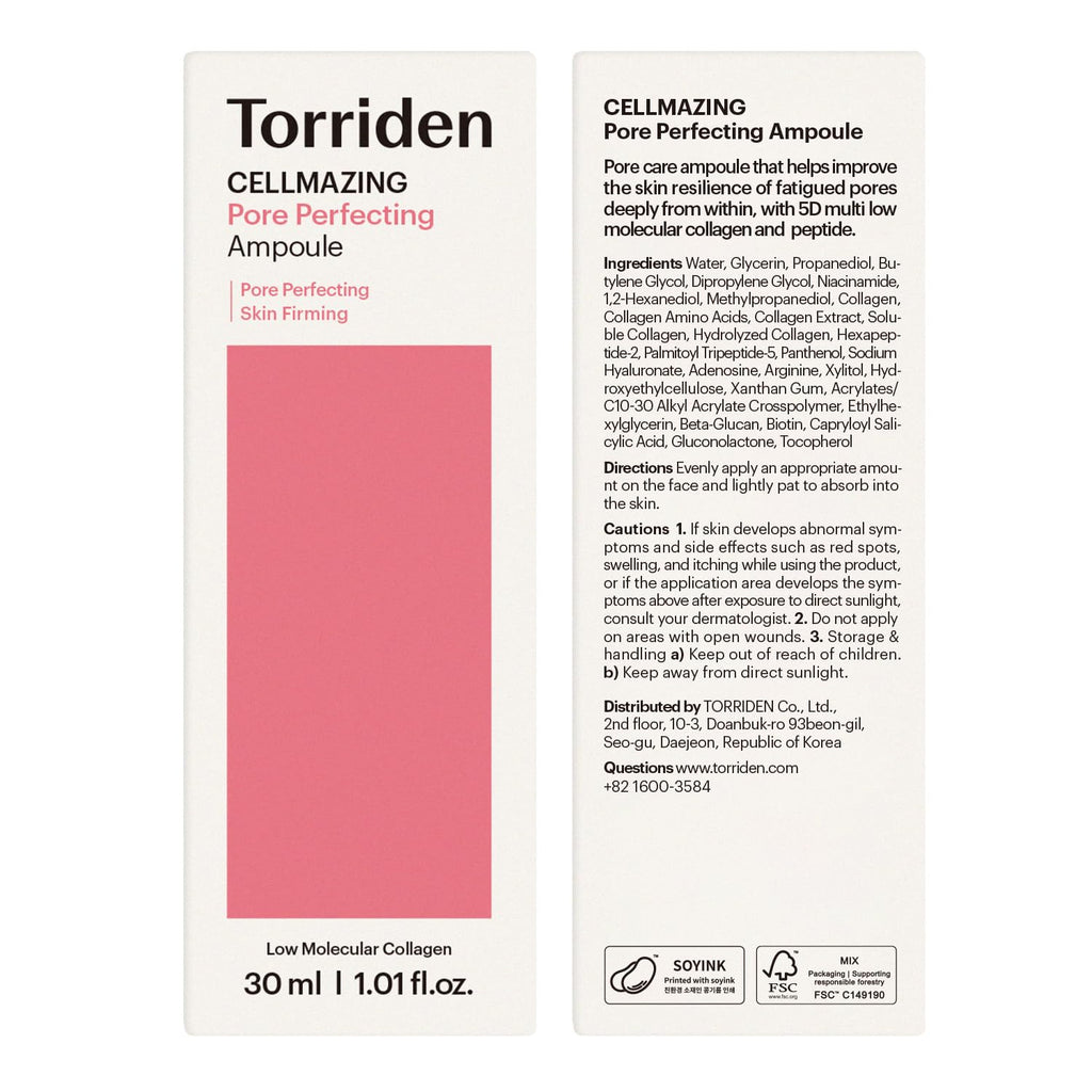 Torriden Cellmazing Pore Perfecting Ampoule 30ml