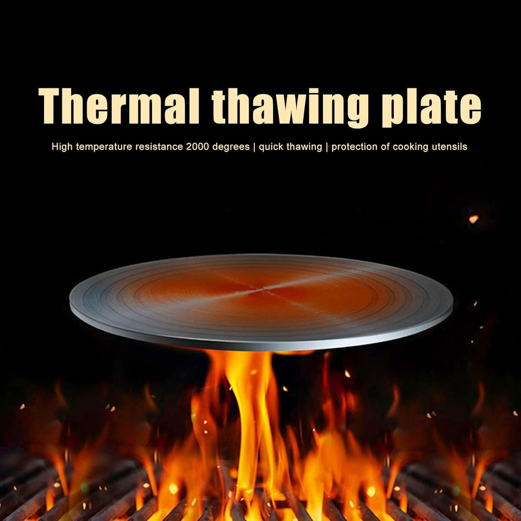 Gas Stove Heat Conduction Plate Household pan Thaw Board Anti-Burning Kitchen Utensils Stove Heat Diffuser- Bottom Heat Plate for Household Kitchen Cookware Pot Protection