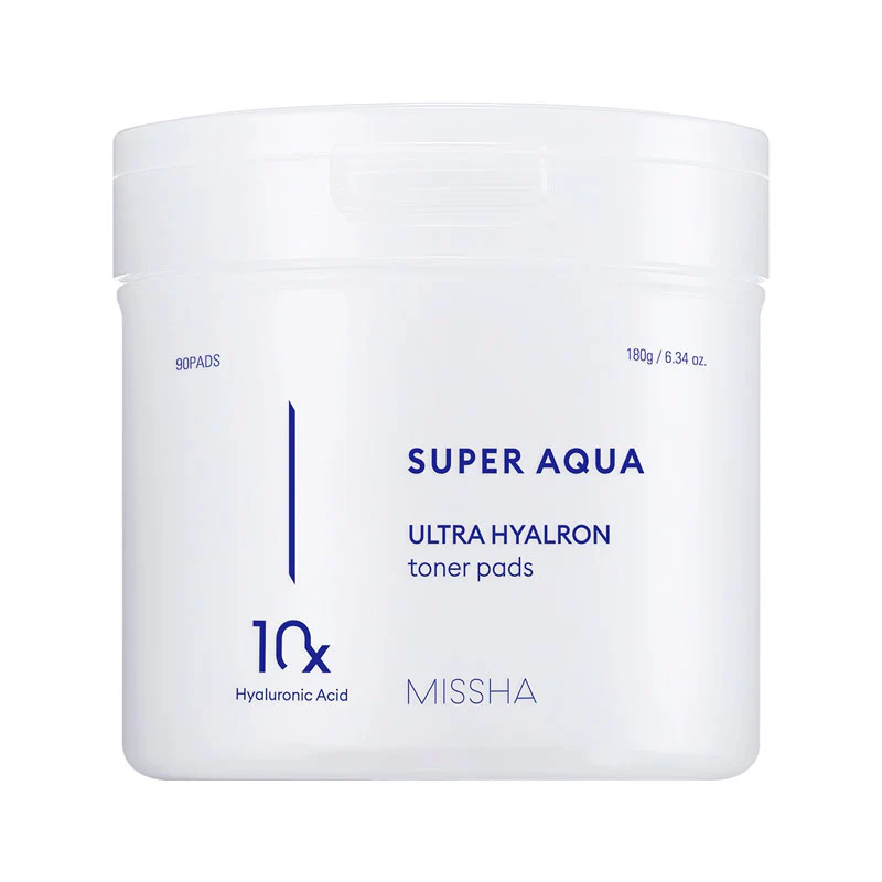 Hyaluronic Acid Toner Pads 90pcs Moisturizing Facial Pads for Daily Skincare