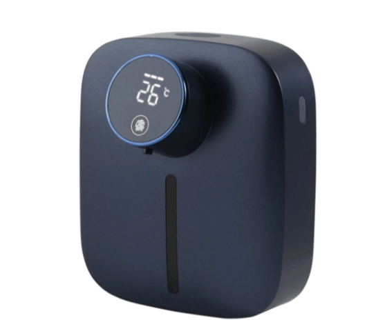 Automatic Foaming Soap Dispenser Wall Mounted – Touchless Sensor Soap Dispenser with Temperature Display, 3-Level Foam Control, USB Rechargeable (320ml)