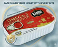 BANDI FOODS Sardines in Tomato Sauce – Wild Caught, 2180mg Omega-3 per Serving, Exclusive Taste, Product of Morocco, Net Wt. 4.41 oz (125 g), Best Before Dec 31, 2027