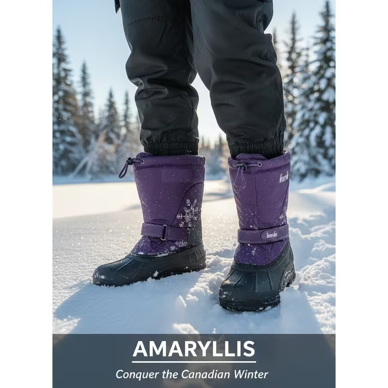 Women’s Waterproof Winter Snow Boots – Warm Insulated Slip-Resistant Outdoor Boots for Snow, Hiking & Daily Winter Wear