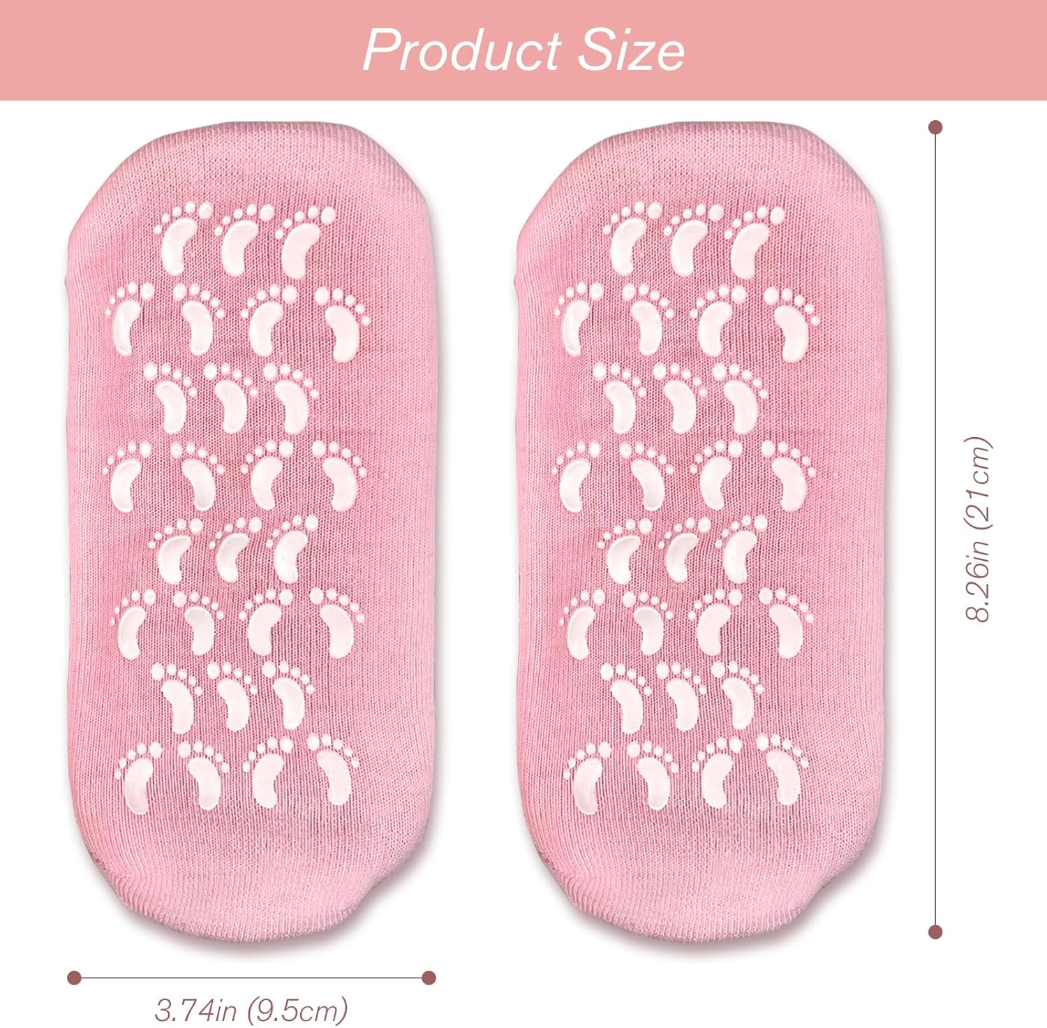 Moisturizing Gel Socks - Soft Gel Lined for Deep Hydration and Repair, Spa Socks to Soften and Revitalize Dry, Cracked Feet, Infused with Essential Oils and Vitamins for Extra Care