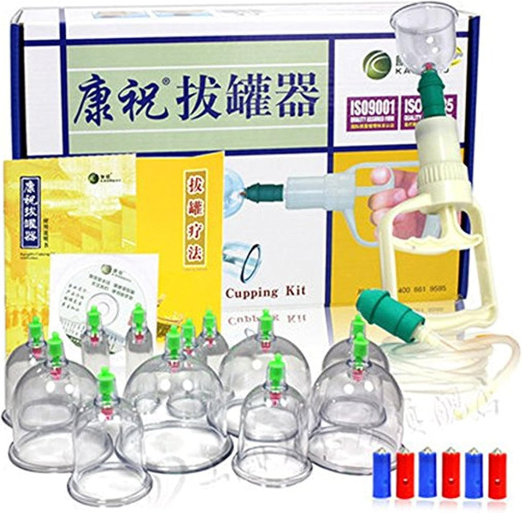 12 cups cupping set Biomagnetic Chinese Cupping Therapy Set Canister vacuum ordinary magnetic