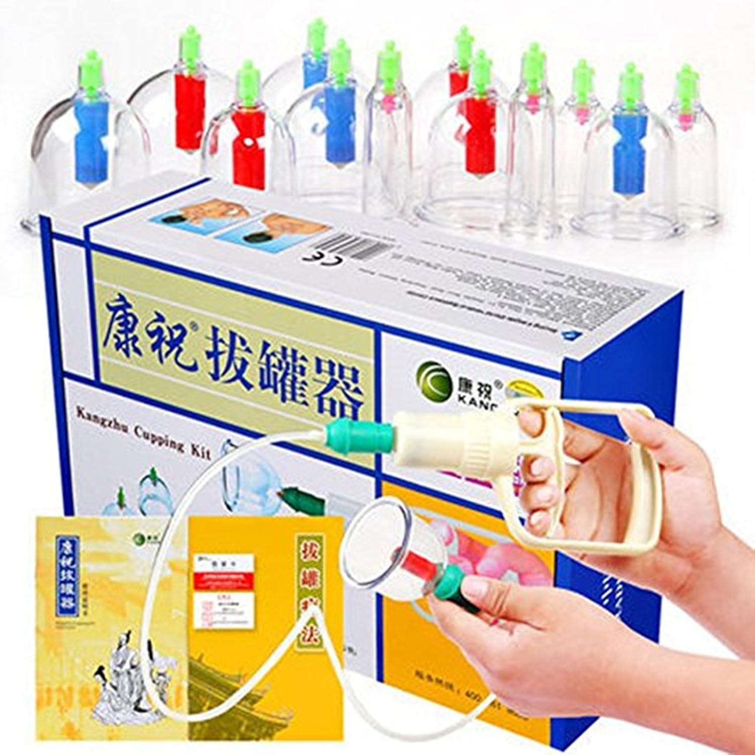 12 cups cupping set Biomagnetic Chinese Cupping Therapy Set Canister vacuum ordinary magnetic