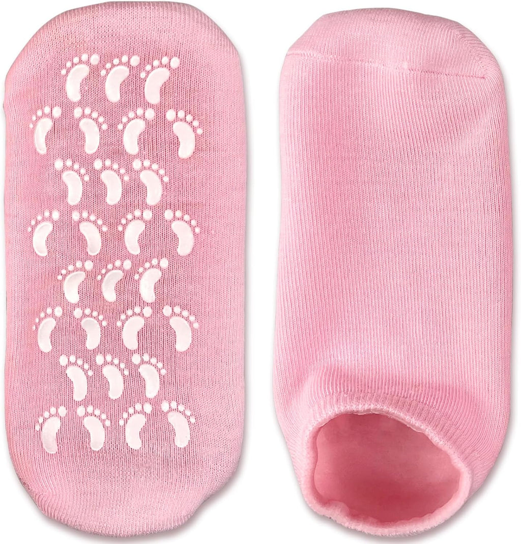Moisturizing Gel Socks - Soft Gel Lined for Deep Hydration and Repair, Spa Socks to Soften and Revitalize Dry, Cracked Feet, Infused with Essential Oils and Vitamins for Extra Care