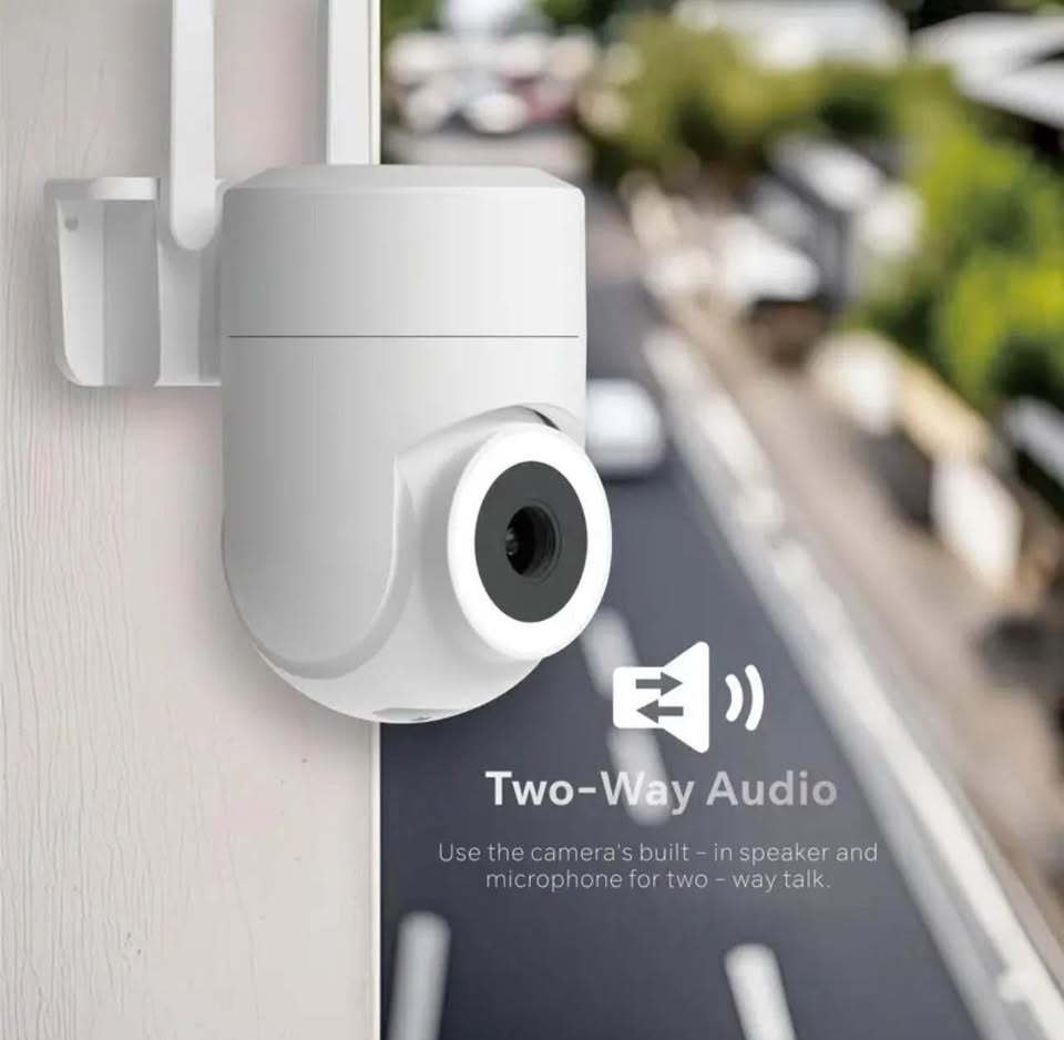 3MP WiFi Security Camera Outdoor – PTZ Smart Surveillance Camera with Auto Tracking, Night Vision, Motion Detection & Two-Way Audio