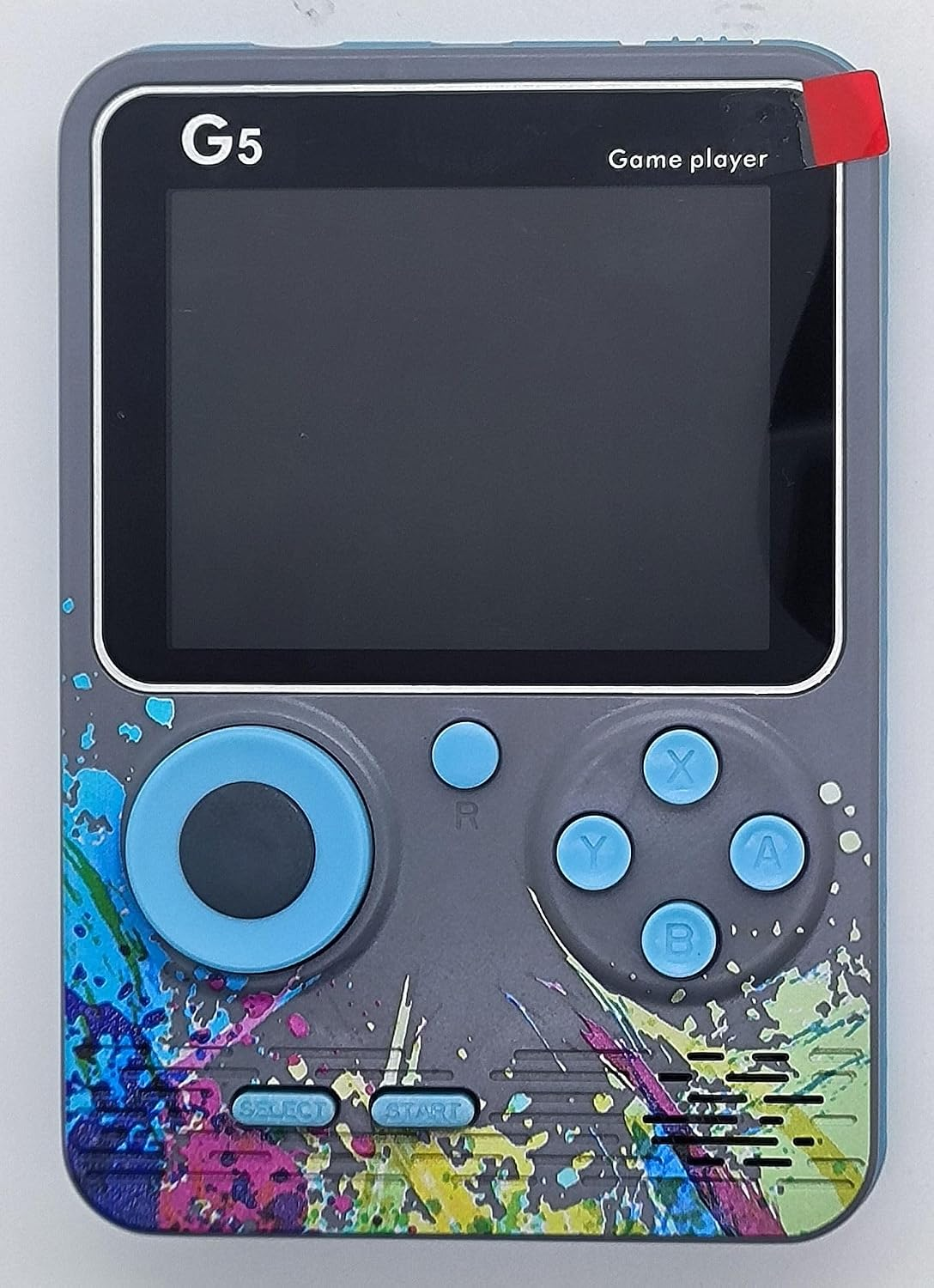G5 Handheld Retro Game Console, 500 Built-In Games, 3-Inch Colour Screen, Rechargeable & TV Output – Random Colour