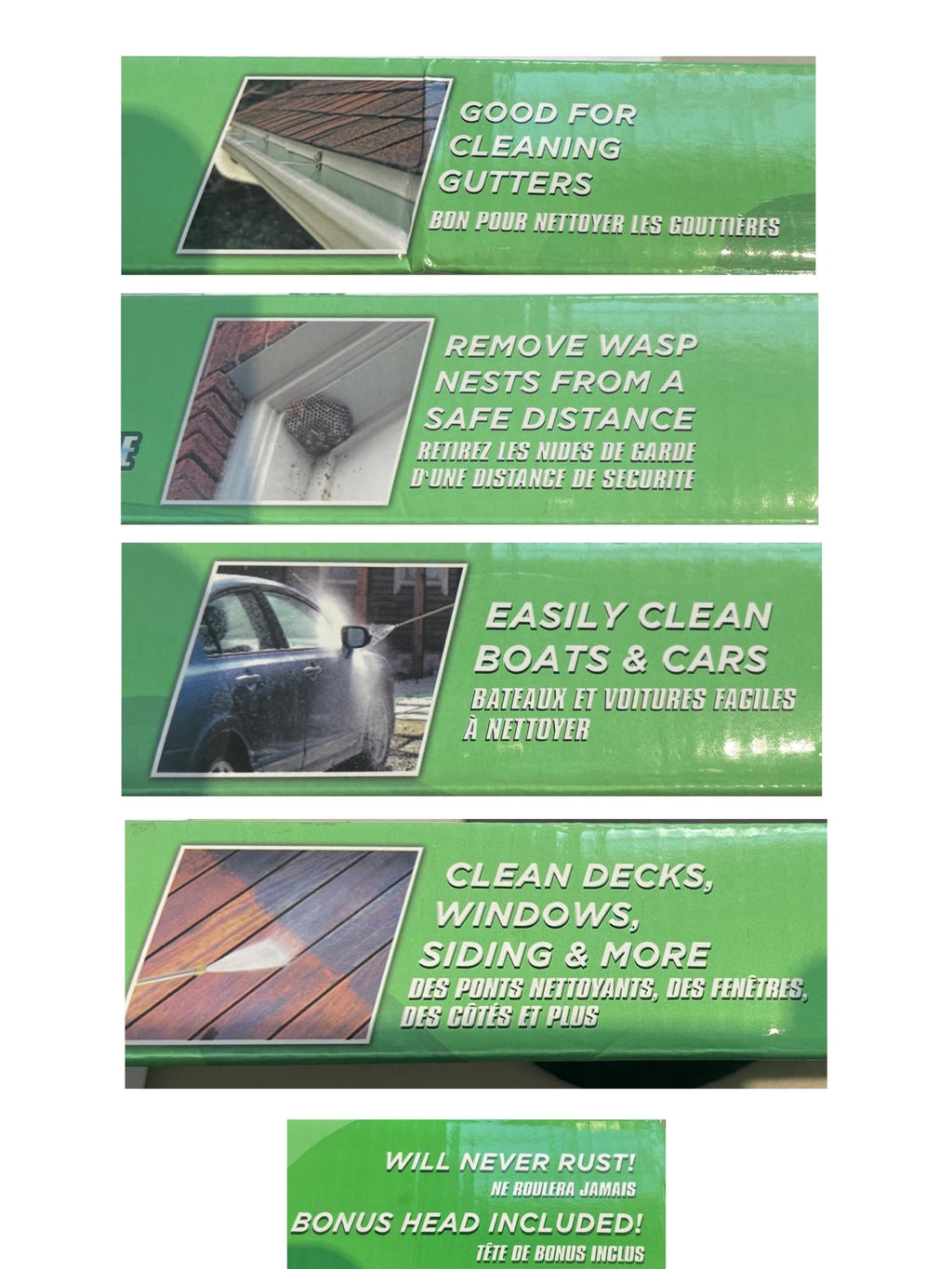 High Pressure Washer Nozzle | 2 Spray Modes Metal Jet Cleaner for Car & Outdoor Cleaning