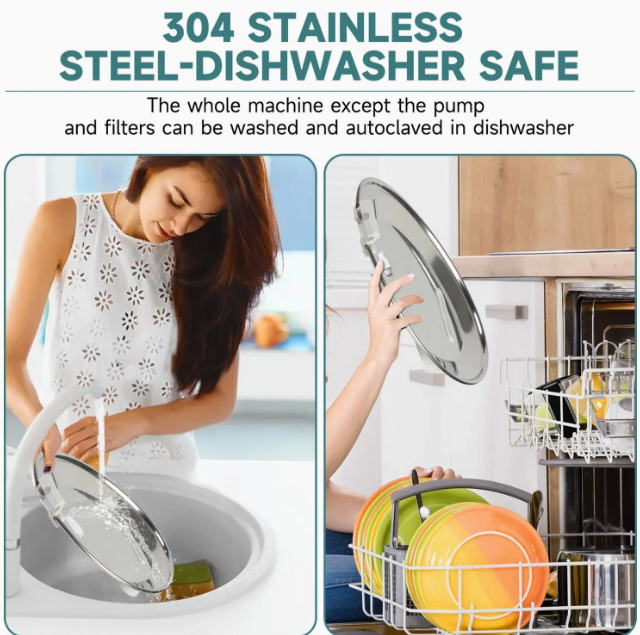 3.2L Automatic Pet Water Fountain – Stainless Steel Cat & Dog Water Dispenser with Quad Filtration System