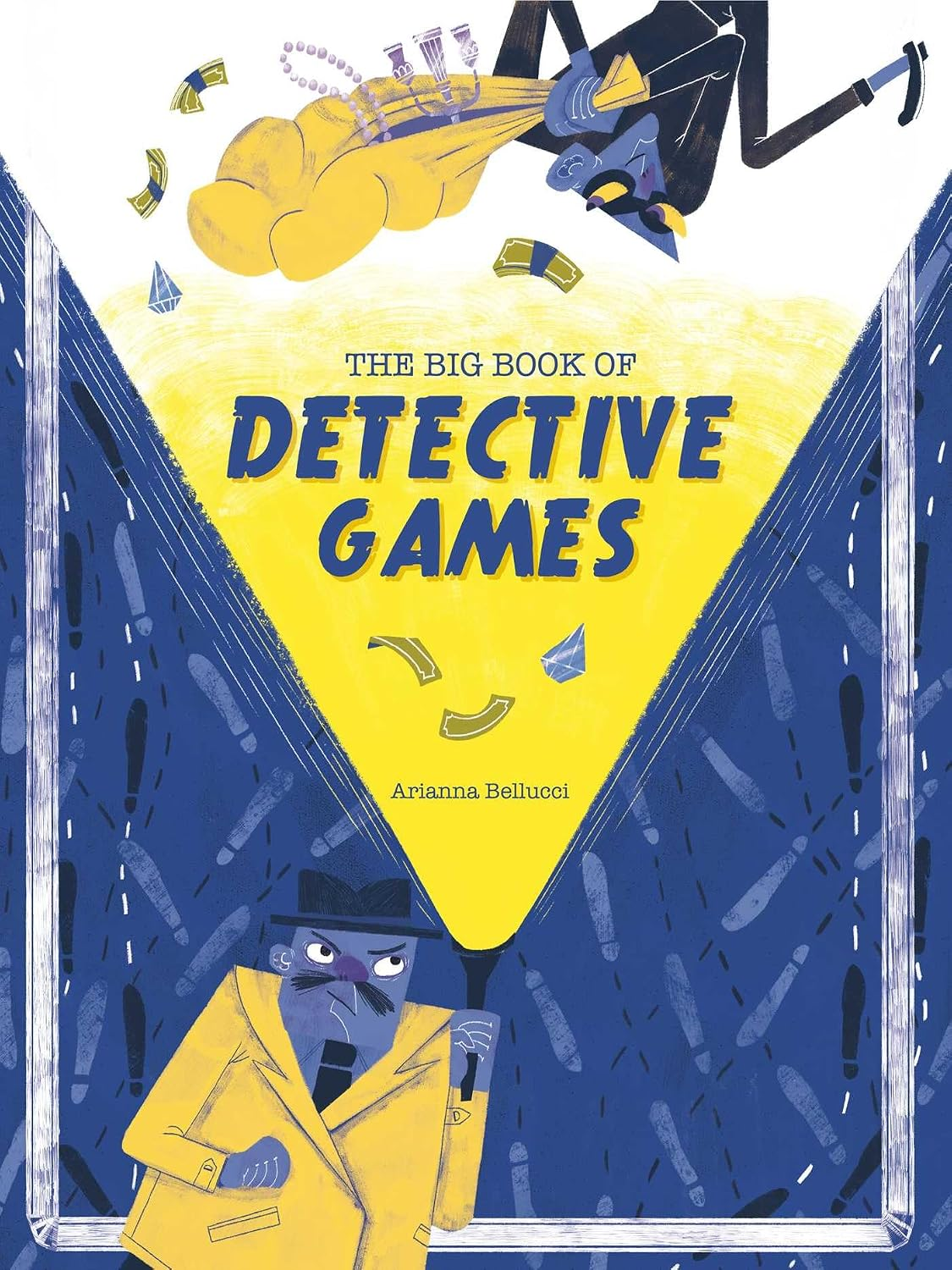 The Big Book of Detective Games Hardcover Children's Activity Book in English by Arianna Bellucci, 20 Pages