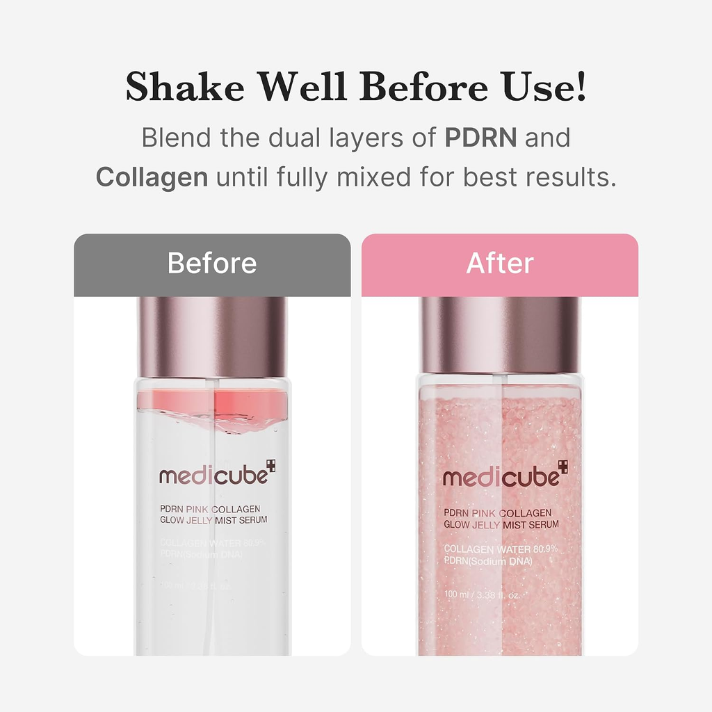 medicube PDRN Pink Glutathione Serum Mist100ml Best Before 2027-09-17