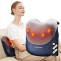 MOUNTRAX Multi-Use Shiatsu Massage Pillow with Heat for Neck, Back & Shoulders