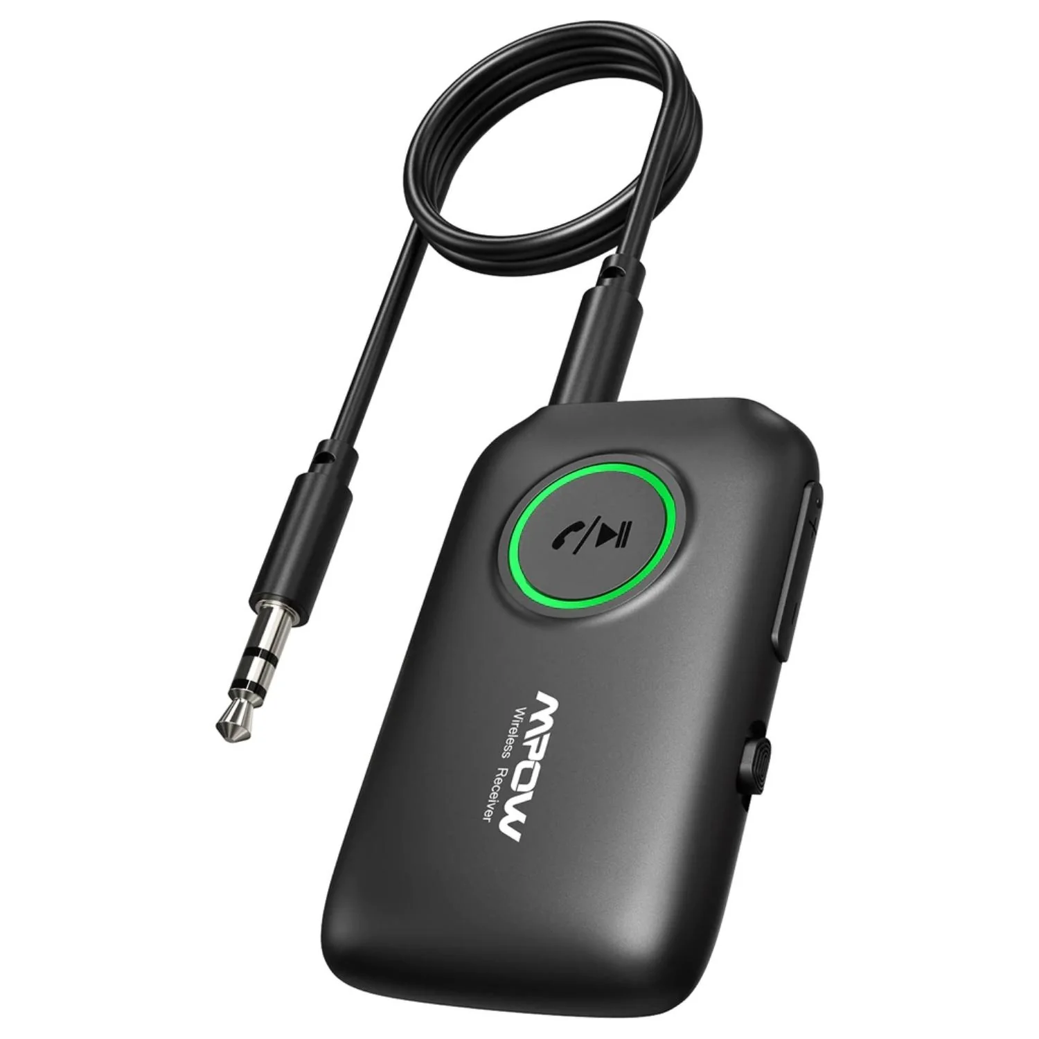 Mpow Bluetooth 5.0 Transmitter Receiver 2-in-1 Wireless Audio Adapter, aptX Low Latency aptX HD, Dual Link, 3.5mm AUX Bluetooth Adapter for TV, Car, PC, Home Stereo