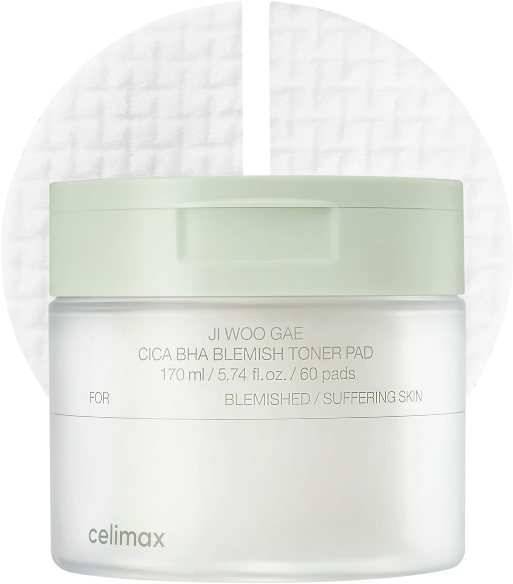 celimax Ji Woo Gae Cica BHA Blemish Pad 170ml / 60pads Best Before 1/8/2027