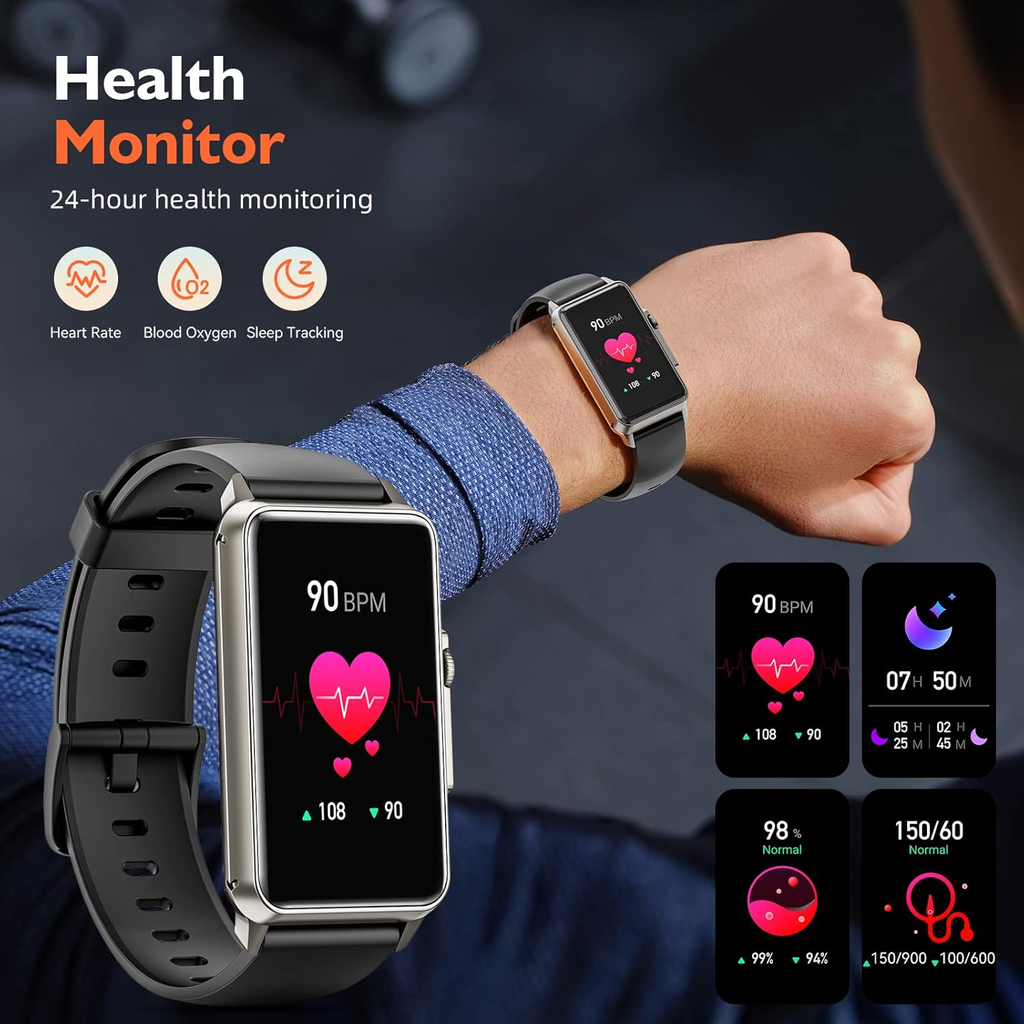 1.57" Bluetooth Smart Watch with Calling Function – Activity Tracker for Android & iOS