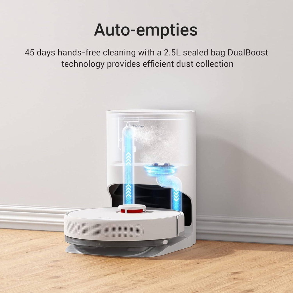 Open Box – Dreame D10 Plus Robot Vacuum and Mop with Self-Emptying Base, LiDAR Navigation & App Control