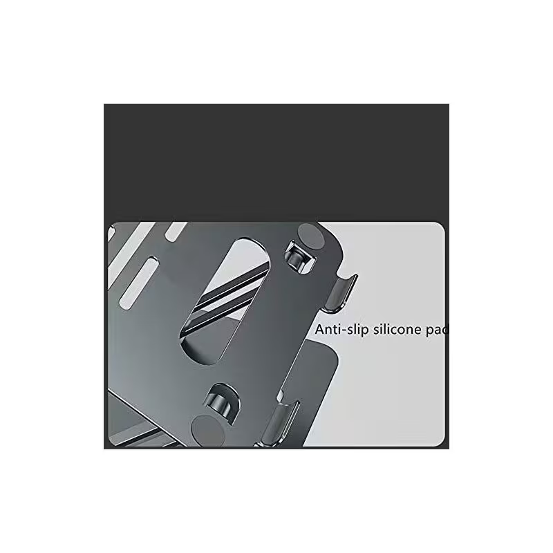 Adjustable Aluminum Laptop Stand – Foldable Desktop Laptop Holder with Heat Dissipation Design