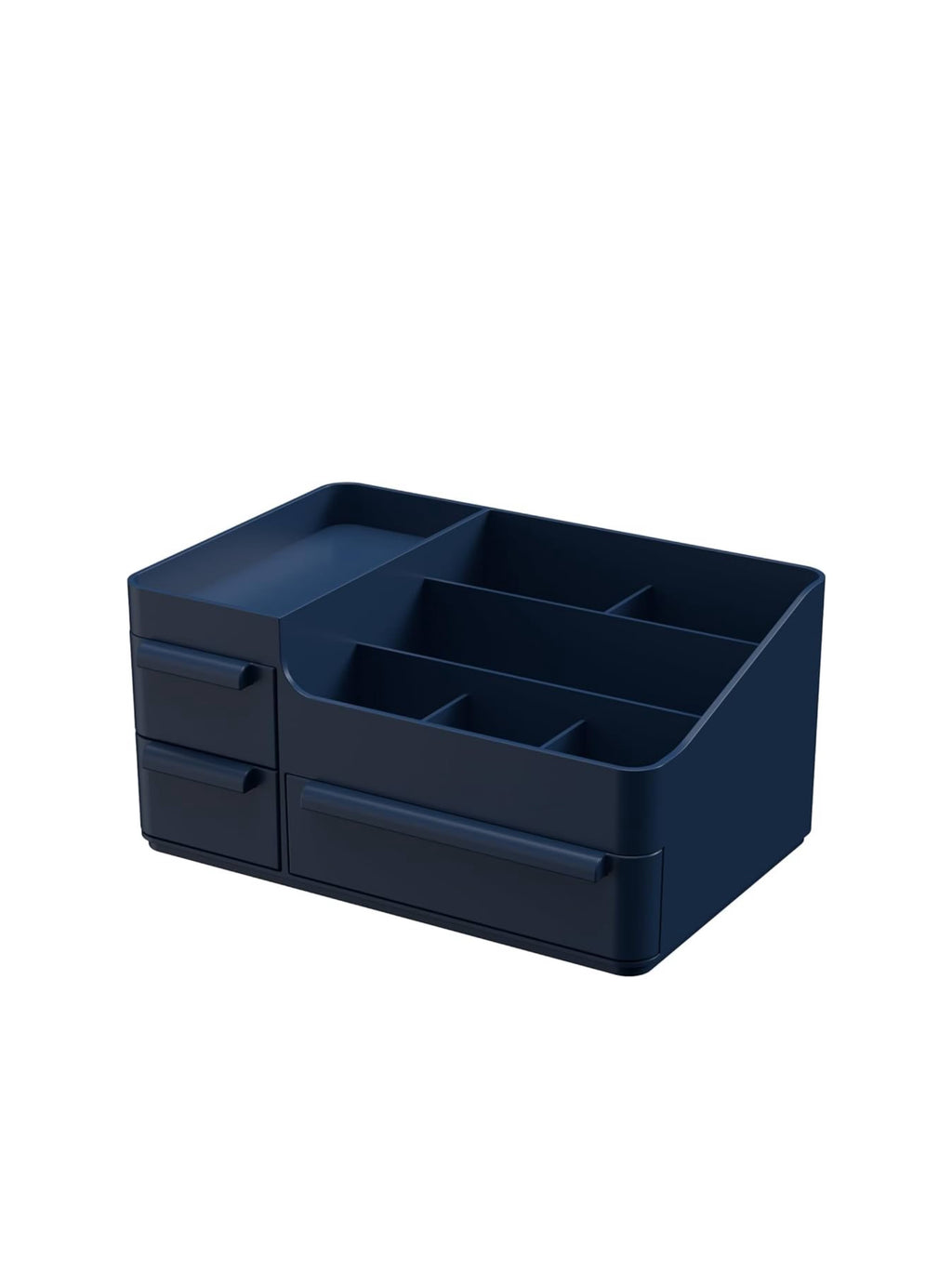 3-Drawer Makeup Organizer with Clear Pull-Out Drawers – PET Cosmetic Storage Box for Vanity, Bathroom & Desk