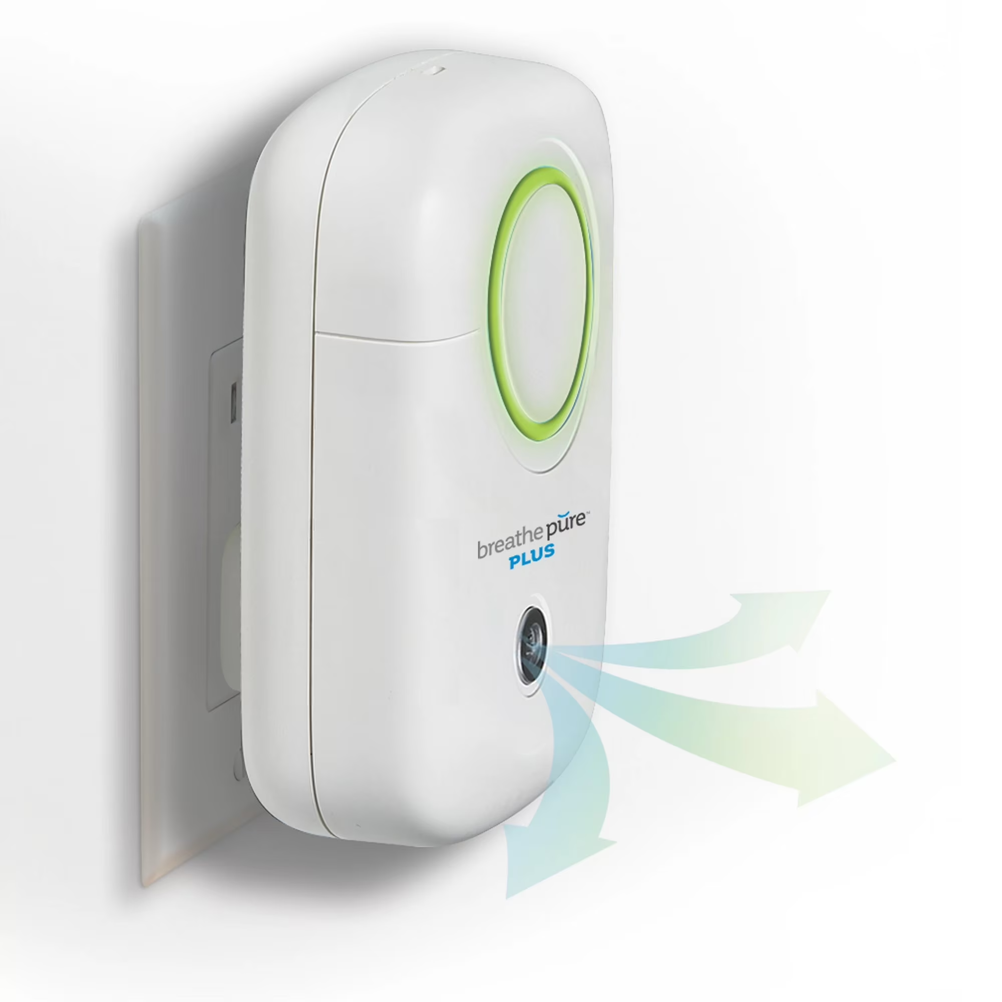 Breathe Pure Plus Plug-In Air Purifier with HEPA Filter & Ionic Freshener