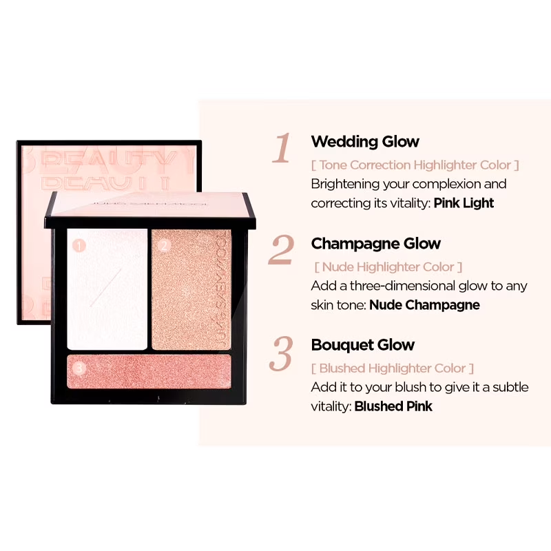 JUNGSAEMMOOL Artist Face Palette - #Highlighter
