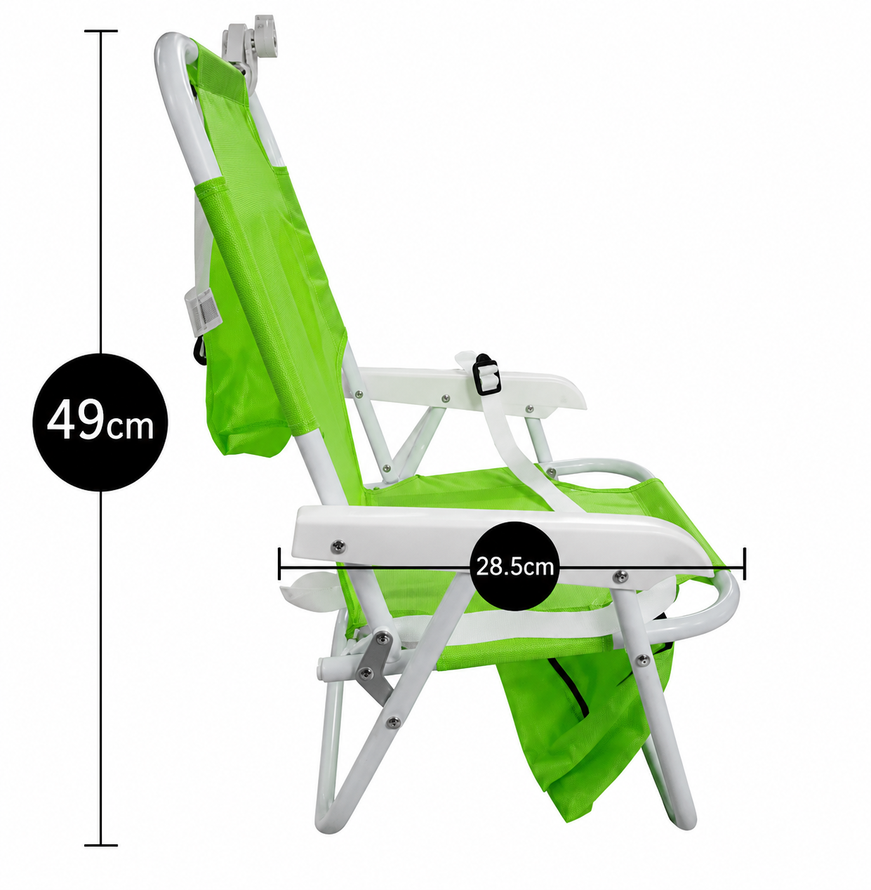 Kids Folding Beach Chair with Umbrella, Portable Outdoor Camping Chair, Ages 1–5