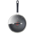 T-FAL E3033344 Jamie Oliver Quick & Easy Stainless Steel 25cm Induction Saute Pan With Glass Lid