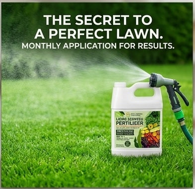 Eco Garden Solutions Liquid Seaweed Fertilizer NPK 1-1-1, 100% Organic Kelp Extract Plant Food & Soil Enhancer for Indoor Houseplants, Outdoor Gardens, Lawns & Hydroponics, 1 Liter (1 Quart)
