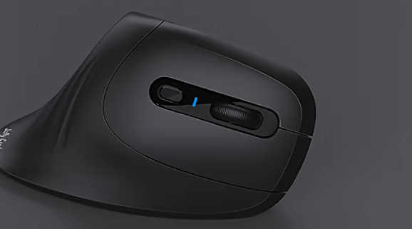 Jelly Comb MV045 Ergonomic Vertical Wireless Mouse – Bluetooth & 2.4G USB Dual Mode, Adjustable DPI Silent Click Mouse for Laptop, PC, Mac & Android
