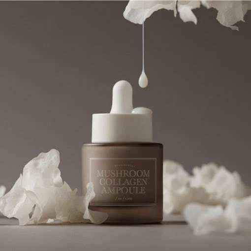 Mushroom Collagen Ampoule 30ml Hydrating Firming Facial Serum for Smooth Skin