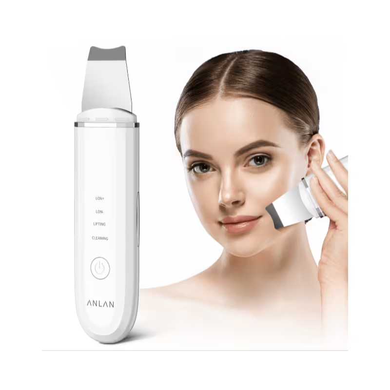 Ultrasonic Skin Scrubber – Deep Pore Cleansing Face Spatula, Blackhead Remover, Facial Lifting & Exfoliation Device (USB Rechargeable)