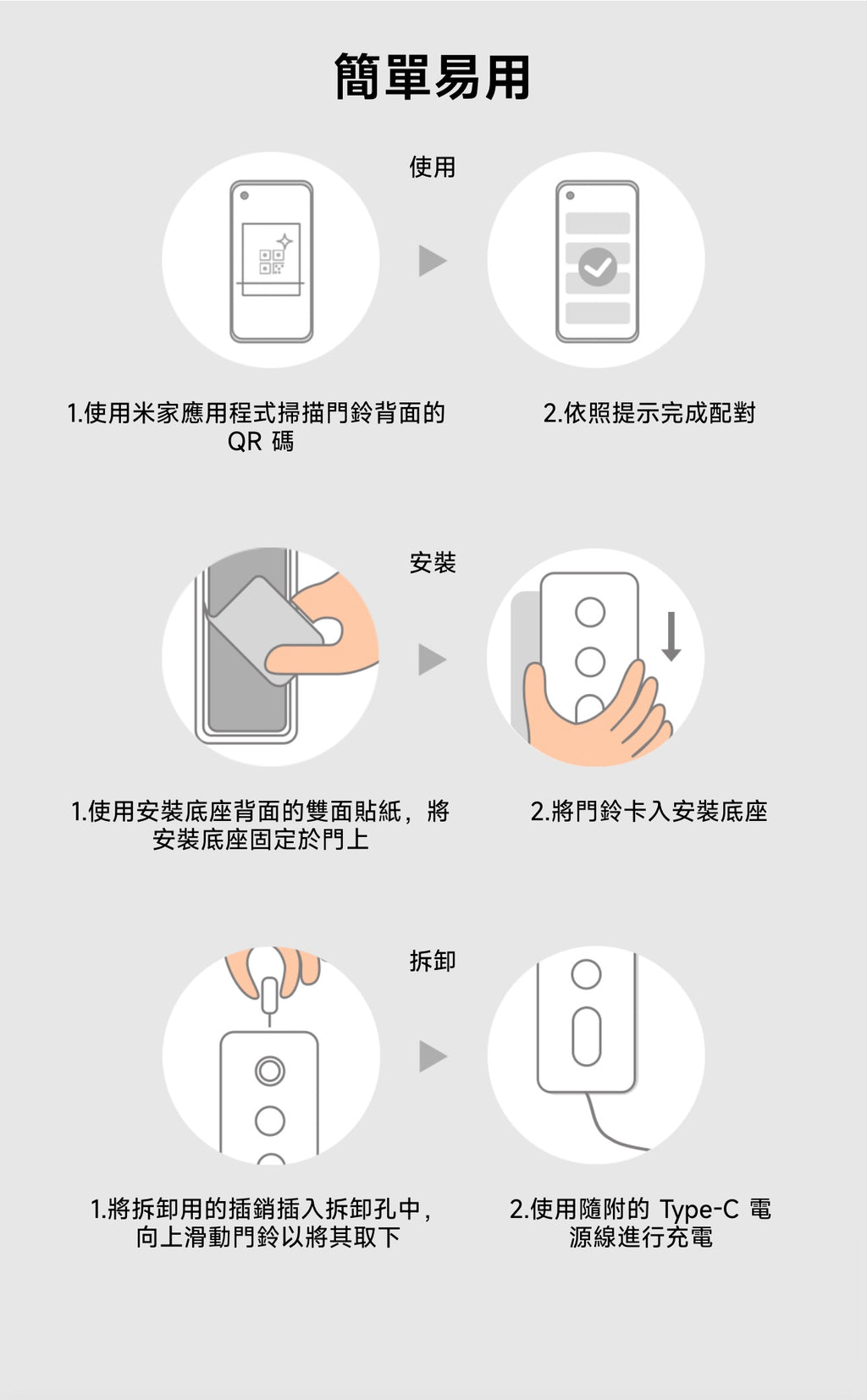 Smart Wireless Video Doorbell Camera – 2K HD Security Doorbell with Night Vision, Motion Detection & Two-Way Audio