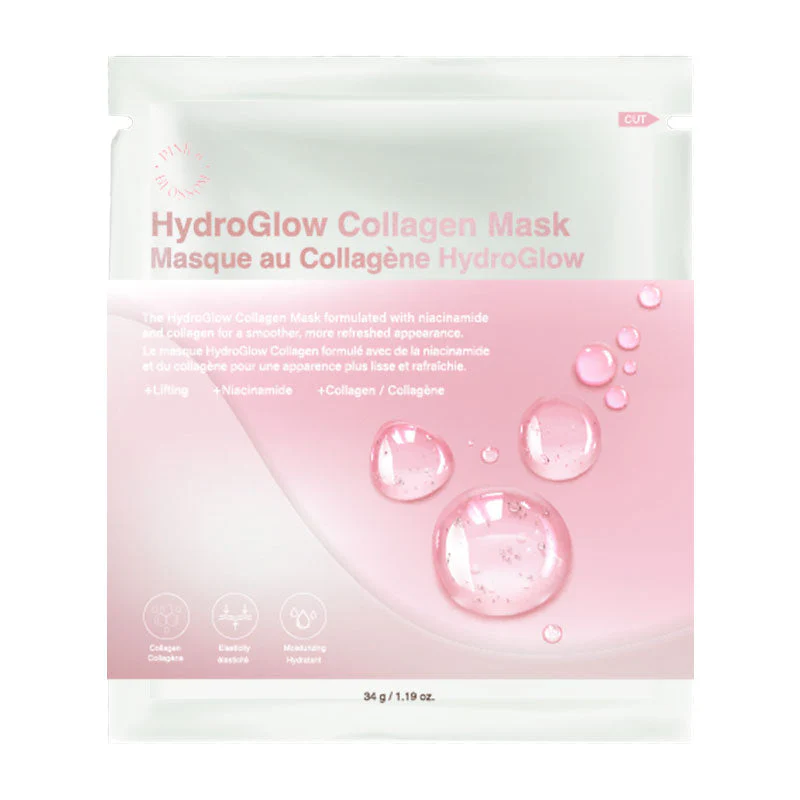 Pinknblossom HydroGlow Collagen Mask 34g - 1 BOX/5 PCS Best Before 2028-08-13
