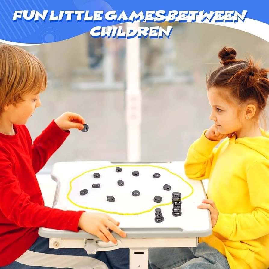 Magnetic Strategy Board Game – Brain Training Chess Game for Kids & Adults, Portable Travel Puzzle Toy