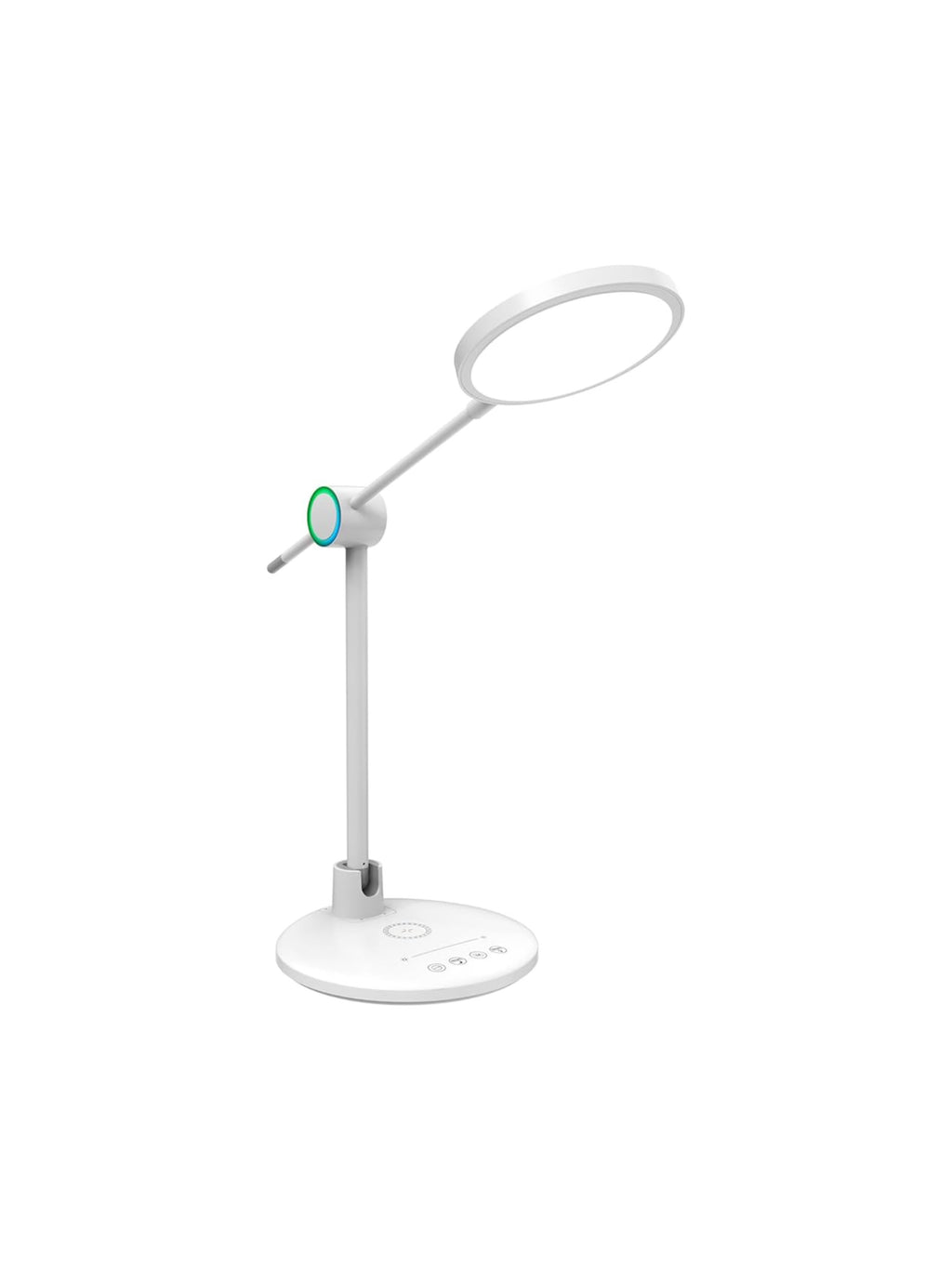 3-in-1 LED Desk Lamp with Wireless Charging Base & Adjustable Brightness for Study, Reading & Office Use