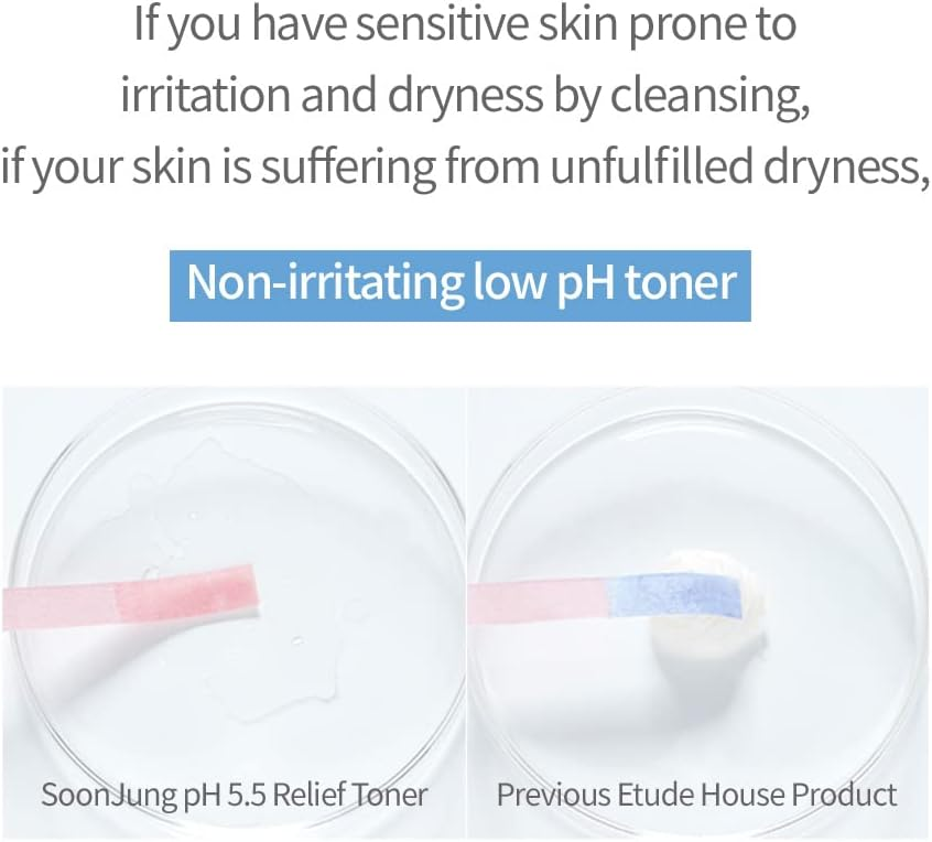 Etude House Soonjung pH 5.5 Relief Toner - 350ml Best Before 10/3/2026
