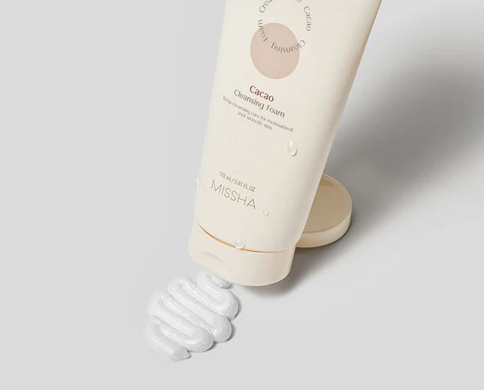 MISSHA Creamy Latte Cleansing Foam Green Tea 172ml Deep Cleansing Facial Foam Face Wash