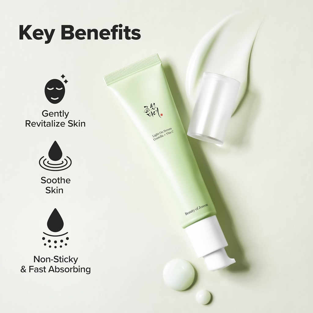 Beauty of Joseon Light On Serum: Centella + Vita C 30ml Best Before 2028-09-11