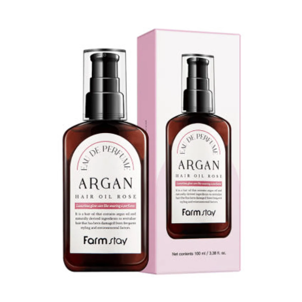 Farm Stay Eau De Perfume Argan Hair Oil 100ml - Rose