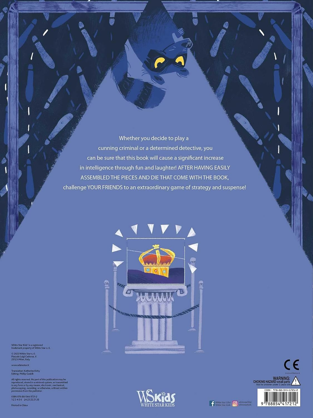 The Big Book of Detective Games Hardcover Children's Activity Book in English by Arianna Bellucci, 20 Pages