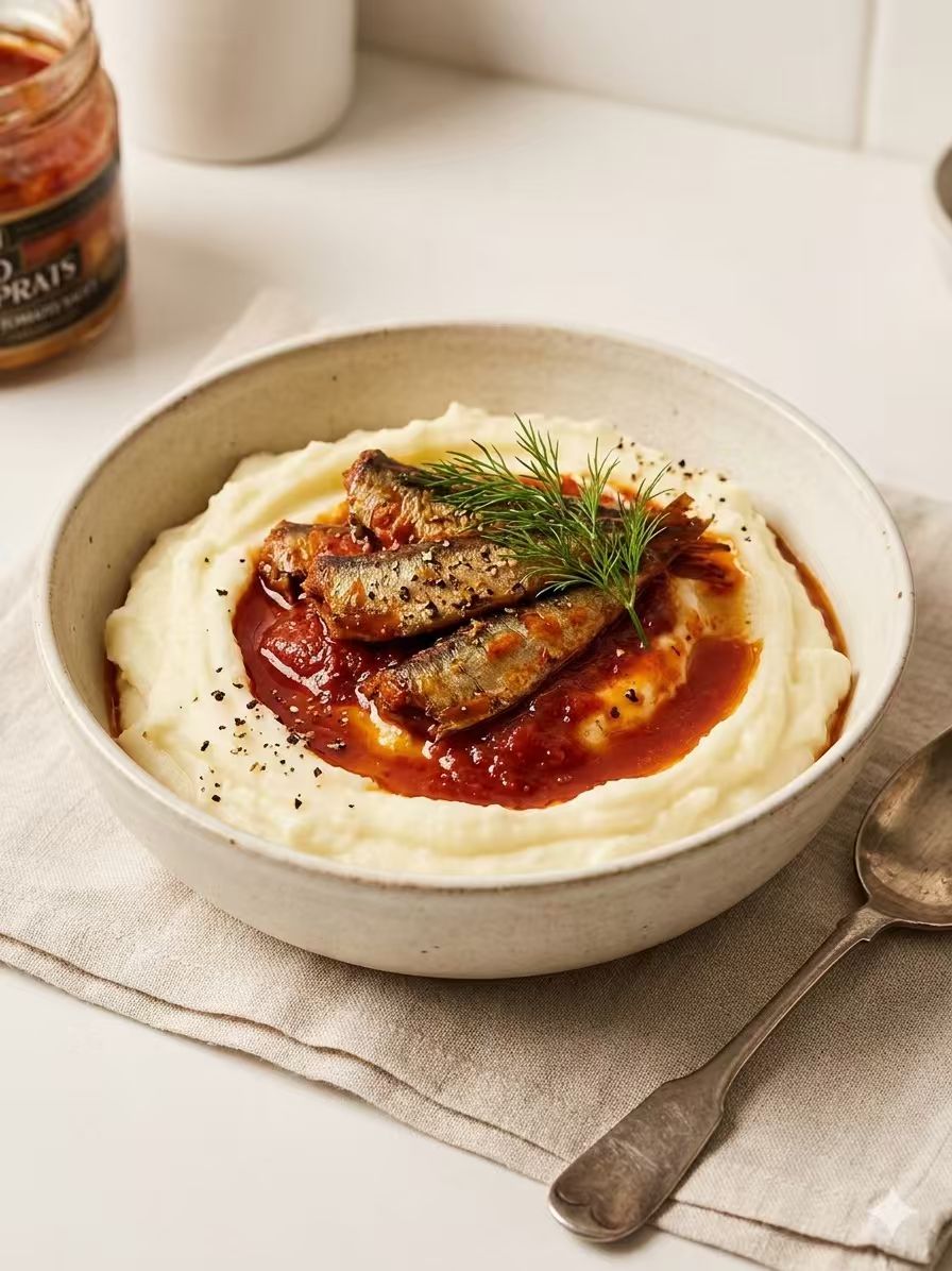 Bandi Foods Roasted Sprats in Tomato Sauce 280g, Baltic Sea Wild-Caught Fish from Latvia, Ready-to-Eat Seafood, High Omega-3 & Protein, Best Before 01/14/2030