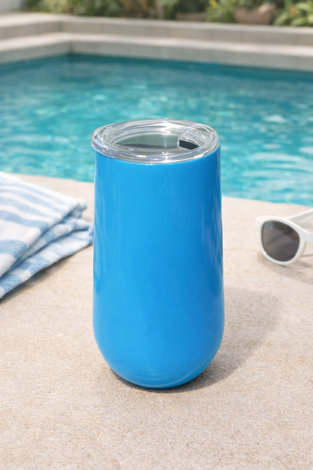 6 oz Stainless Steel Champagne Tumbler Stemless Glasses with Lid, Double Wall Insulated Travel Mug Perfect for Wine, Coffee, Drinks, Champagne, Cocktails, Colorfu