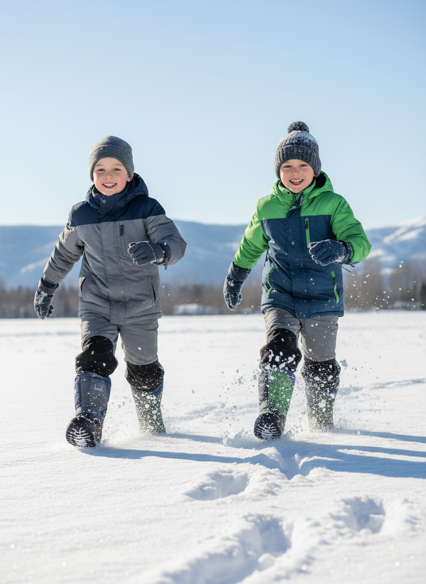 Kids' Waterproof Winter Snow Boots with Warm Lining | Neighbor Buy