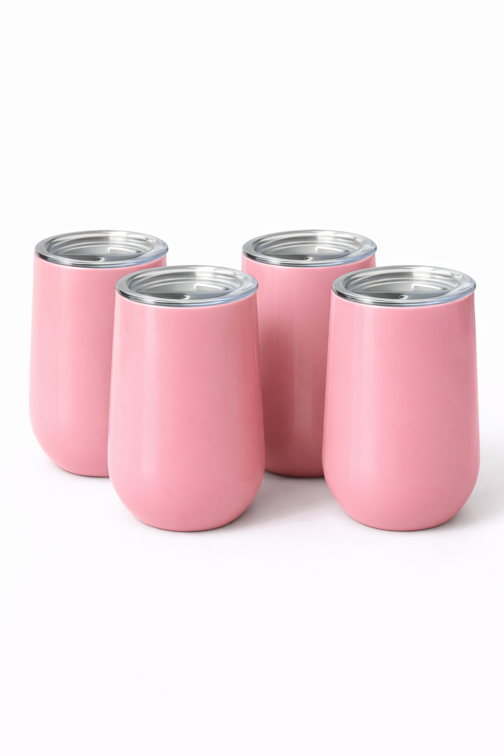 6 oz Stainless Steel Champagne Tumbler Stemless Glasses with Lid, Double Wall Insulated Travel Mug Perfect for Wine, Coffee, Drinks, Champagne, Cocktails, Colorfu