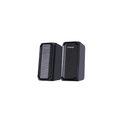 Speedex ES514 Dual-Mode 3.5mm Aux + Bluetooth Wireless 2.0pcs Multimedia RGB Lighting,USB Powered gaming Speaker_Black