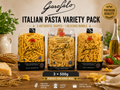 Garofalo Pasta Variety Pack, 3 × 500g, Casarecce No.88, Maccaroncello Gragnanese No.61 & Mafalda Corta No.79, Durum Wheat Semolina Pasta Bundle