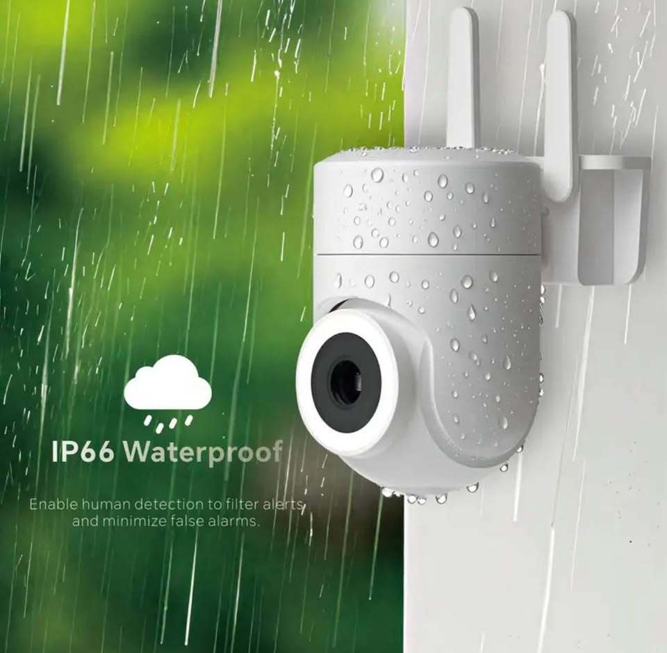 3MP WiFi Security Camera Outdoor – PTZ Smart Surveillance Camera with Auto Tracking, Night Vision, Motion Detection & Two-Way Audio